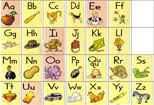 FUNdations letter cards 